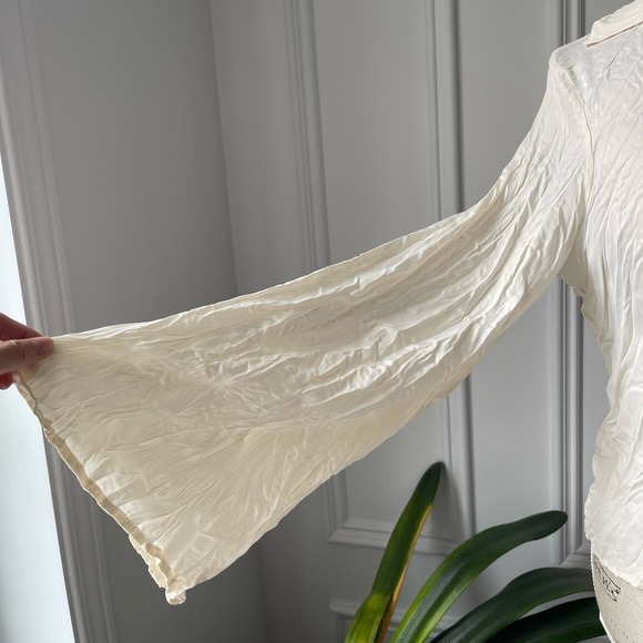 Zara wrinkled button down shirt - Picture 5 of 6